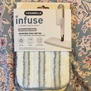 Infuse Microfiber Spray Mop Pad - NWT.